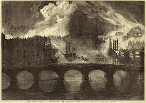 Great Fire of Gateshead and Newcastle, 1854