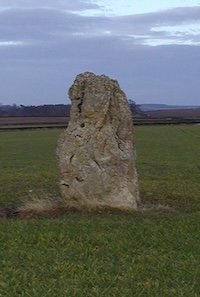 The King's Stone NW of Crookham Westfield