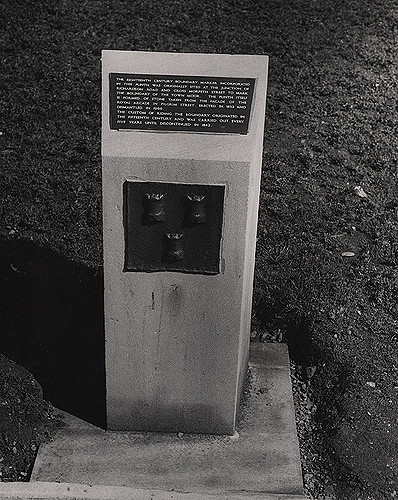 Town Moor Boundary Stone, Barras Bridge