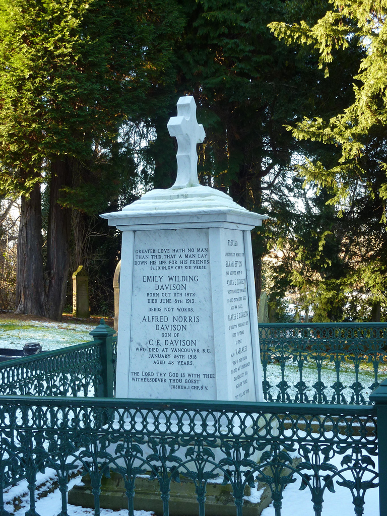 Grave of Emily Davison, St Mary's