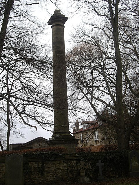 Column by Edlestone Hall