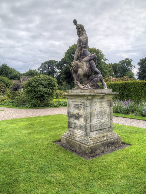 Statue of Samson Slaying a Philistine