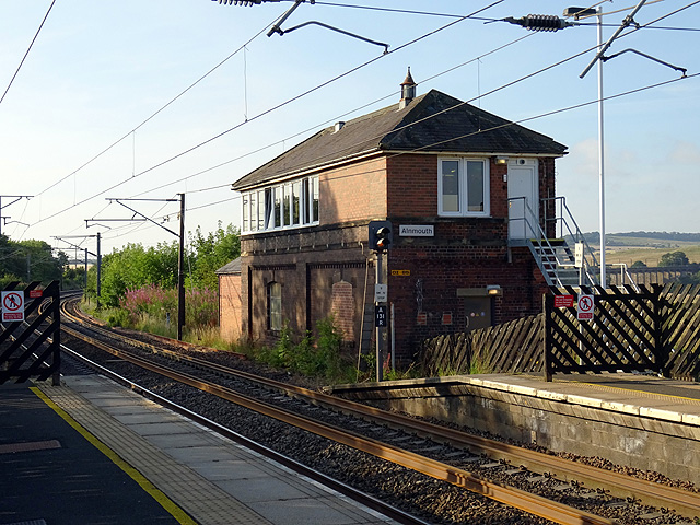 Signal Box, Alnmouth Station