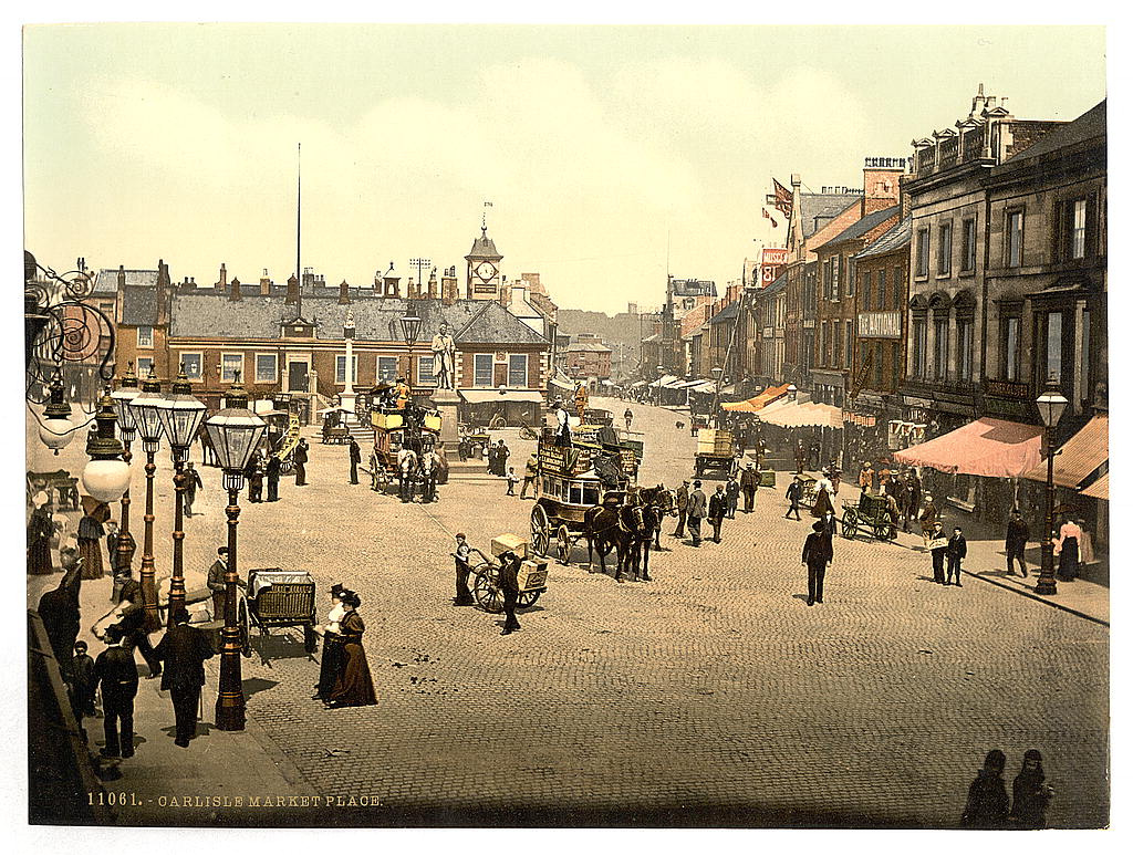 Market Place & Greenmarket, Carlisle