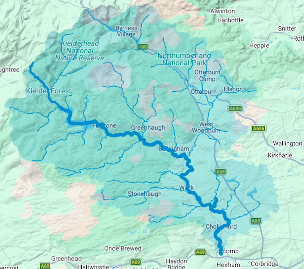 River North Tyne Catchment Area